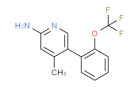 AM51523 | 1258629-50-3 | 2-Amino-4-methyl-5-(2-(trifluoromethoxy)phenyl)pyridine