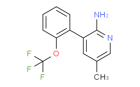 2-Amino-5-methyl-3-(2-(trifluoromethoxy)phenyl)pyridine