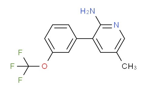 2-Amino-5-methyl-3-(3-(trifluoromethoxy)phenyl)pyridine