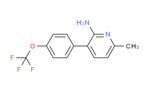 AM51532 | 1261712-45-1 | 2-Amino-6-methyl-3-(4-(trifluoromethoxy)phenyl)pyridine