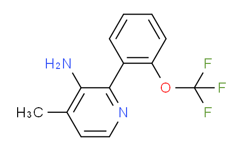 AM51542 | 1261587-00-1 | 3-Amino-4-methyl-2-(2-(trifluoromethoxy)phenyl)pyridine