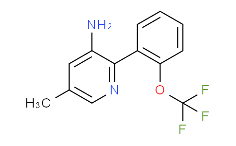 AM51545 | 1261554-61-3 | 3-Amino-5-methyl-2-(2-(trifluoromethoxy)phenyl)pyridine