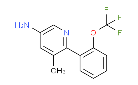 AM51551 | 1261444-23-8 | 5-Amino-3-methyl-2-(2-(trifluoromethoxy)phenyl)pyridine