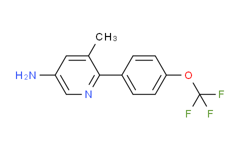 AM51553 | 1261713-70-5 | 5-Amino-3-methyl-2-(4-(trifluoromethoxy)phenyl)pyridine