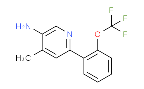 AM51554 | 1261755-69-4 | 5-Amino-4-methyl-2-(2-(trifluoromethoxy)phenyl)pyridine