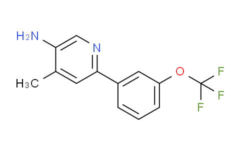 AM51555 | 1261554-68-0 | 5-Amino-4-methyl-2-(3-(trifluoromethoxy)phenyl)pyridine