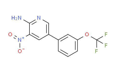 2-Amino-3-nitro-5-(3-(trifluoromethoxy)phenyl)pyridine