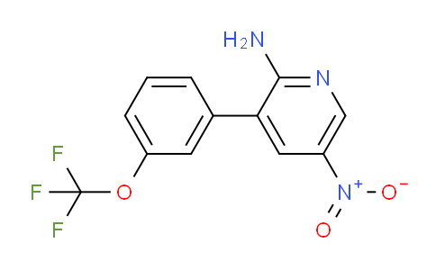 AM51564 | 1258627-69-8 | 2-Amino-5-nitro-3-(3-(trifluoromethoxy)phenyl)pyridine