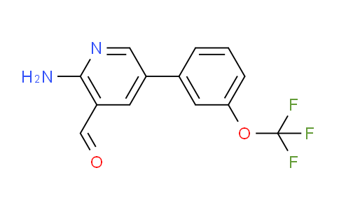 AM51574 | 1261568-72-2 | 2-Amino-5-(3-(trifluoromethoxy)phenyl)nicotinaldehyde