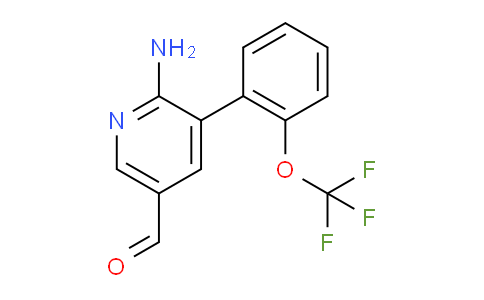 AM51576 | 1261554-98-6 | 6-Amino-5-(2-(trifluoromethoxy)phenyl)nicotinaldehyde