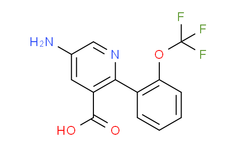 AM51582 | 1261502-93-5 | 5-Amino-2-(2-(trifluoromethoxy)phenyl)nicotinic acid