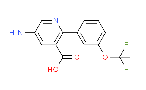 AM51583 | 1261863-04-0 | 5-Amino-2-(3-(trifluoromethoxy)phenyl)nicotinic acid