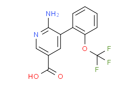 AM51588 | 1261794-50-6 | 6-Amino-5-(2-(trifluoromethoxy)phenyl)nicotinic acid