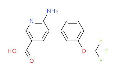 AM51589 | 1261780-79-3 | 6-Amino-5-(3-(trifluoromethoxy)phenyl)nicotinic acid