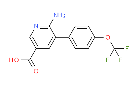 AM51590 | 1261555-05-8 | 6-Amino-5-(4-(trifluoromethoxy)phenyl)nicotinic acid