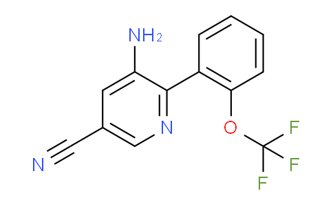 AM51594 | 1261481-23-5 | 5-Amino-6-(2-(trifluoromethoxy)phenyl)nicotinonitrile