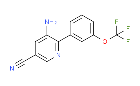 AM51595 | 1261503-02-9 | 5-Amino-6-(3-(trifluoromethoxy)phenyl)nicotinonitrile