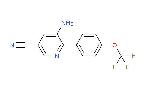 AM51596 | 1261454-44-7 | 5-Amino-6-(4-(trifluoromethoxy)phenyl)nicotinonitrile