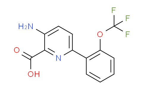 AM51600 | 1261444-37-4 | 3-Amino-6-(2-(trifluoromethoxy)phenyl)picolinic acid