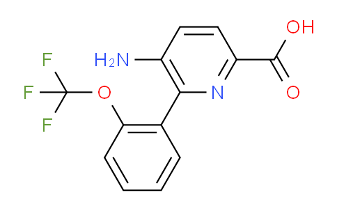 AM51603 | 1261503-19-8 | 5-Amino-6-(2-(trifluoromethoxy)phenyl)picolinic acid