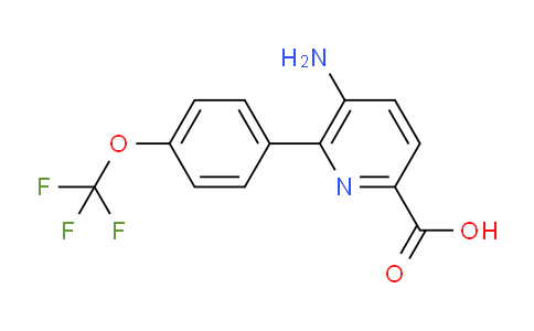 AM51605 | 1261750-73-5 | 5-Amino-6-(4-(trifluoromethoxy)phenyl)picolinic acid