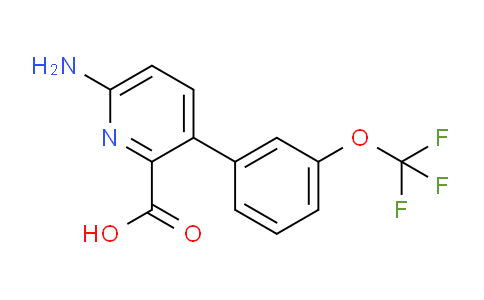 AM51607 | 1258625-12-5 | 6-Amino-3-(3-(trifluoromethoxy)phenyl)picolinic acid