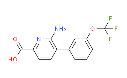 AM51610 | 1261555-14-9 | 6-Amino-5-(3-(trifluoromethoxy)phenyl)picolinic acid