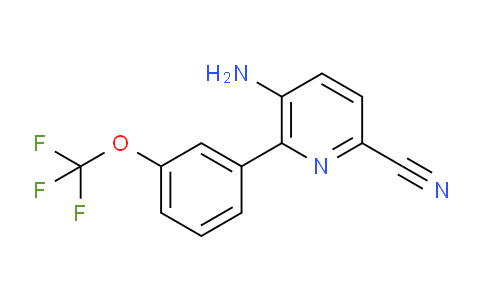 AM51616 | 1261454-50-5 | 5-Amino-6-(3-(trifluoromethoxy)phenyl)picolinonitrile