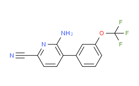 AM51619 | 1261652-14-5 | 6-Amino-5-(3-(trifluoromethoxy)phenyl)picolinonitrile
