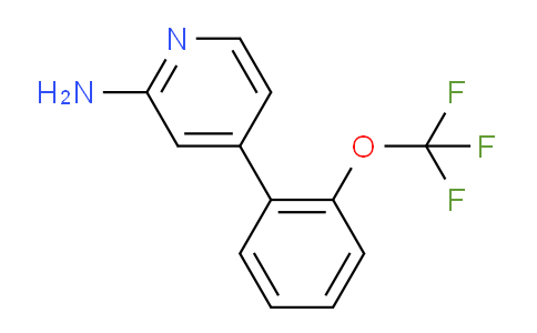 2-Amino-4-(2-(trifluoromethoxy)phenyl)pyridine