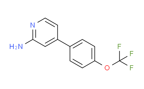 2-Amino-4-(4-(trifluoromethoxy)phenyl)pyridine