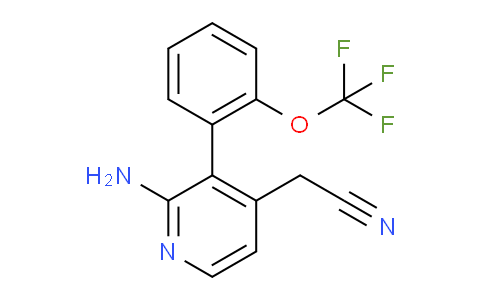 AM51648 | 1261781-14-9 | 2-Amino-3-(2-(trifluoromethoxy)phenyl)pyridine-4-acetonitrile