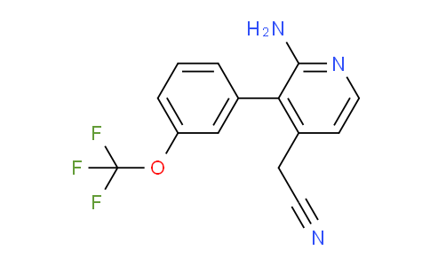 AM51651 | 1261482-18-1 | 2-Amino-3-(3-(trifluoromethoxy)phenyl)pyridine-4-acetonitrile