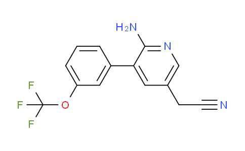 AM51652 | 1261830-07-2 | 2-Amino-3-(3-(trifluoromethoxy)phenyl)pyridine-5-acetonitrile