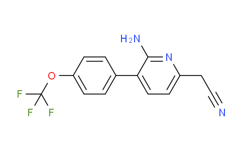 AM51656 | 1261751-00-1 | 2-Amino-3-(4-(trifluoromethoxy)phenyl)pyridine-6-acetonitrile
