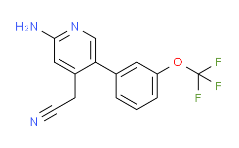 AM51660 | 1261569-03-2 | 2-Amino-5-(3-(trifluoromethoxy)phenyl)pyridine-4-acetonitrile