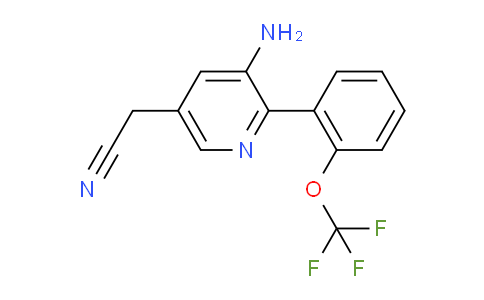 AM51664 | 1261751-04-5 | 3-Amino-2-(2-(trifluoromethoxy)phenyl)pyridine-5-acetonitrile