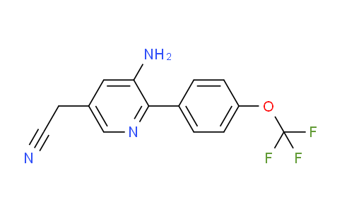 AM51670 | 1261482-27-2 | 3-Amino-2-(4-(trifluoromethoxy)phenyl)pyridine-5-acetonitrile