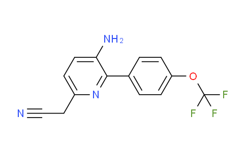 AM51671 | 1261717-89-8 | 3-Amino-2-(4-(trifluoromethoxy)phenyl)pyridine-6-acetonitrile