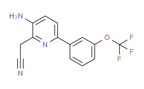 AM51673 | 1261751-08-9 | 3-Amino-6-(3-(trifluoromethoxy)phenyl)pyridine-2-acetonitrile