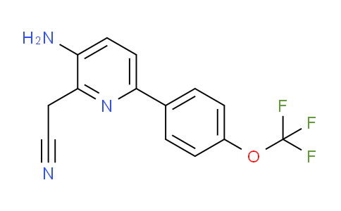 AM51674 | 1261482-32-9 | 3-Amino-6-(4-(trifluoromethoxy)phenyl)pyridine-2-acetonitrile