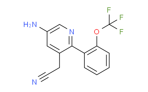 AM51675 | 1261840-36-1 | 5-Amino-2-(2-(trifluoromethoxy)phenyl)pyridine-3-acetonitrile