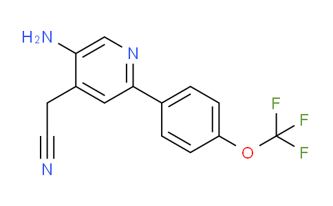 AM51680 | 1261863-12-0 | 5-Amino-2-(4-(trifluoromethoxy)phenyl)pyridine-4-acetonitrile