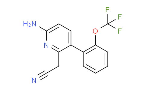 AM51681 | 1261569-18-9 | 6-Amino-3-(2-(trifluoromethoxy)phenyl)pyridine-2-acetonitrile