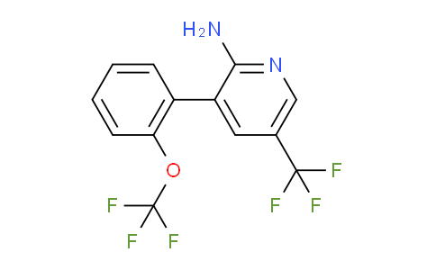 AM51721 | 1258624-40-6 | 2-Amino-3-(2-(trifluoromethoxy)phenyl)-5-(trifluoromethyl)pyridine