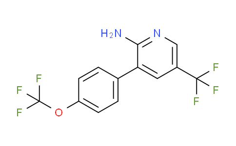 2-Amino-3-(4-(trifluoromethoxy)phenyl)-5-(trifluoromethyl)pyridine