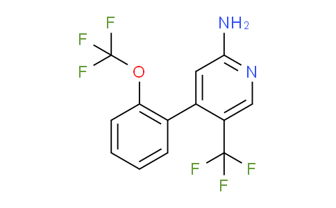 2-Amino-4-(2-(trifluoromethoxy)phenyl)-5-(trifluoromethyl)pyridine
