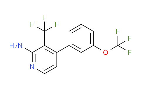 2-Amino-4-(3-(trifluoromethoxy)phenyl)-3-(trifluoromethyl)pyridine