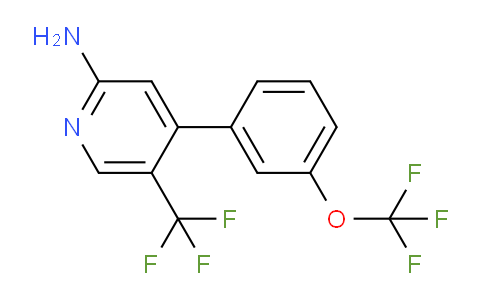 AM51733 | 1261569-47-4 | 2-Amino-4-(3-(trifluoromethoxy)phenyl)-5-(trifluoromethyl)pyridine