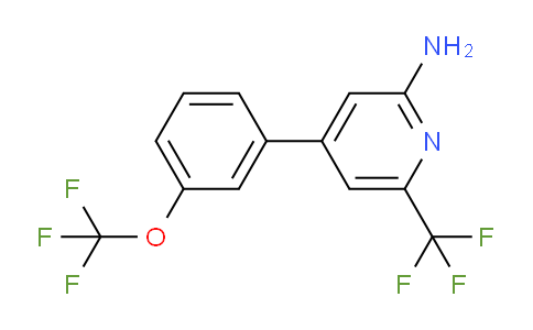 2-Amino-4-(3-(trifluoromethoxy)phenyl)-6-(trifluoromethyl)pyridine